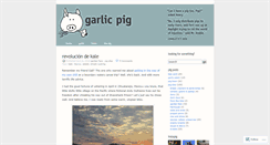 Desktop Screenshot of garlicpig.com
